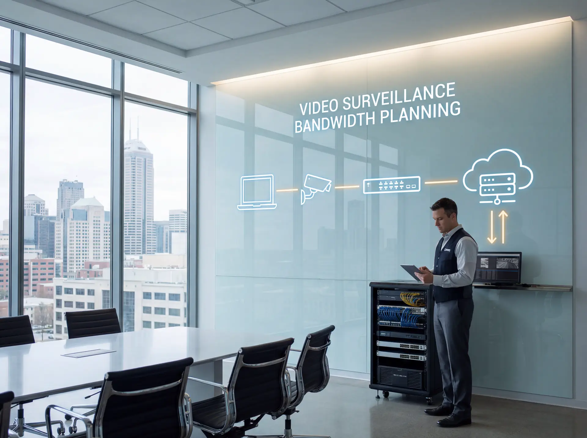 Workflow for Bandwidth Planning for Video Surveillance and Wi-Fi Guests