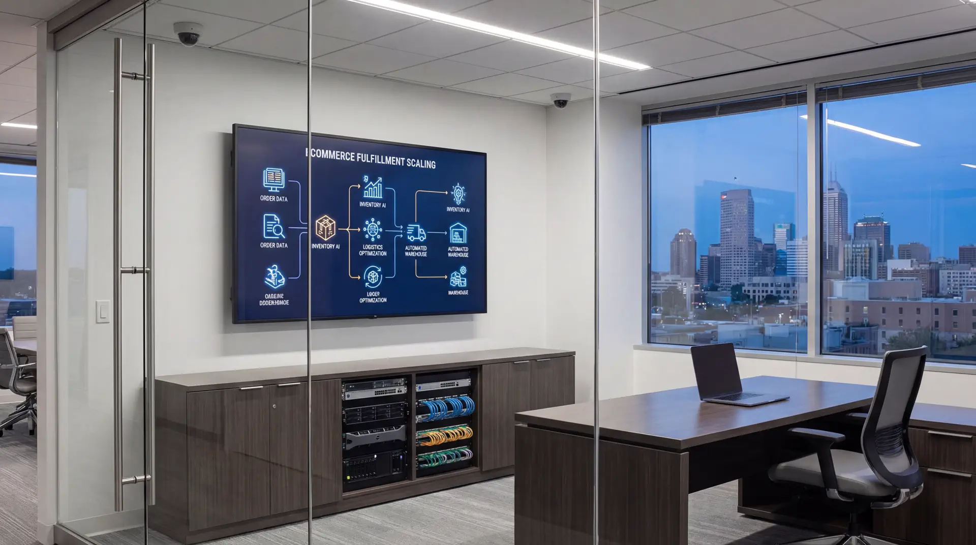 Process diagram for ecommerce fulfillment scaling improvement roadmap