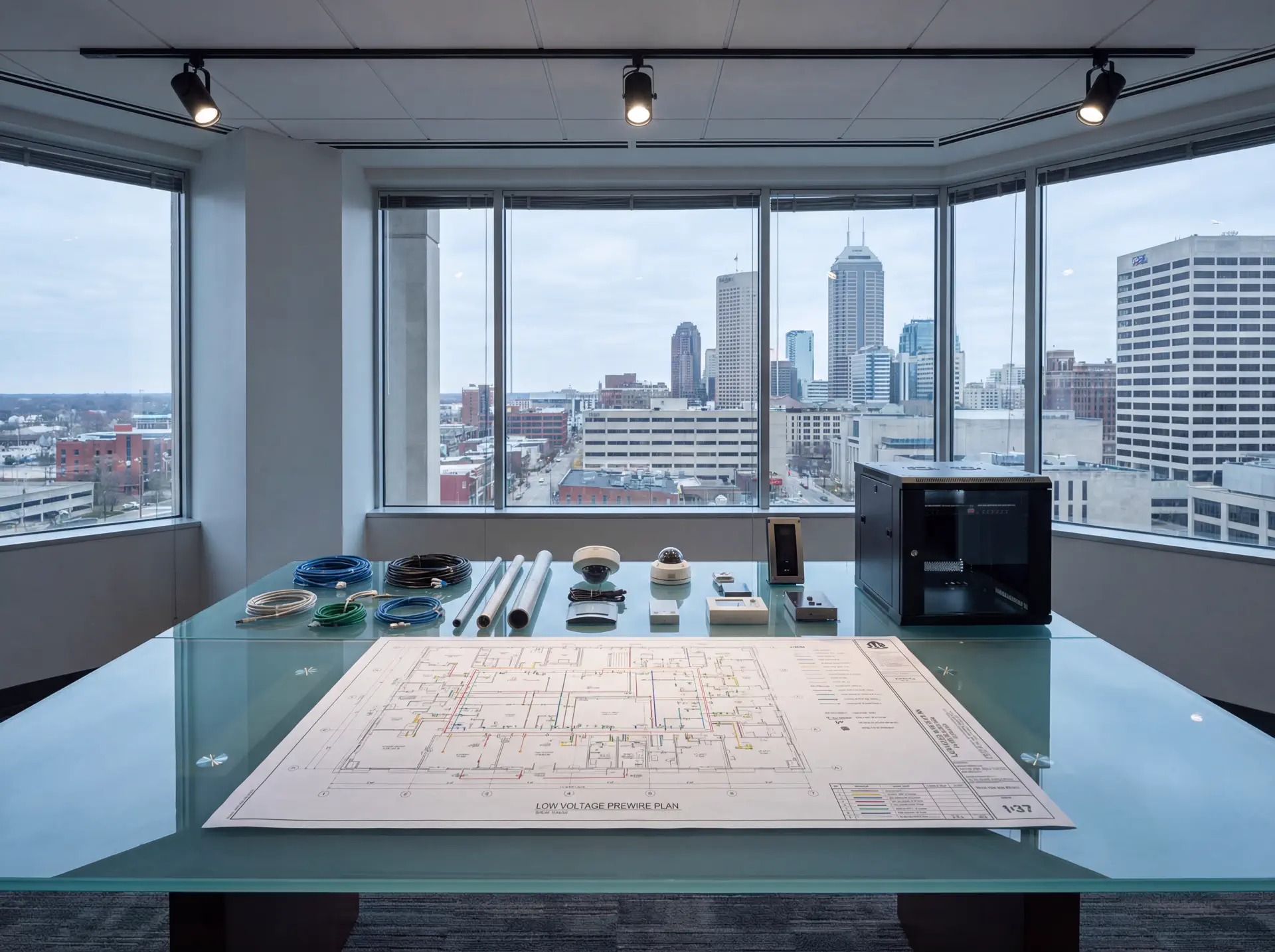 Workflow for Low-Voltage Prewire Plan for New Construction Security