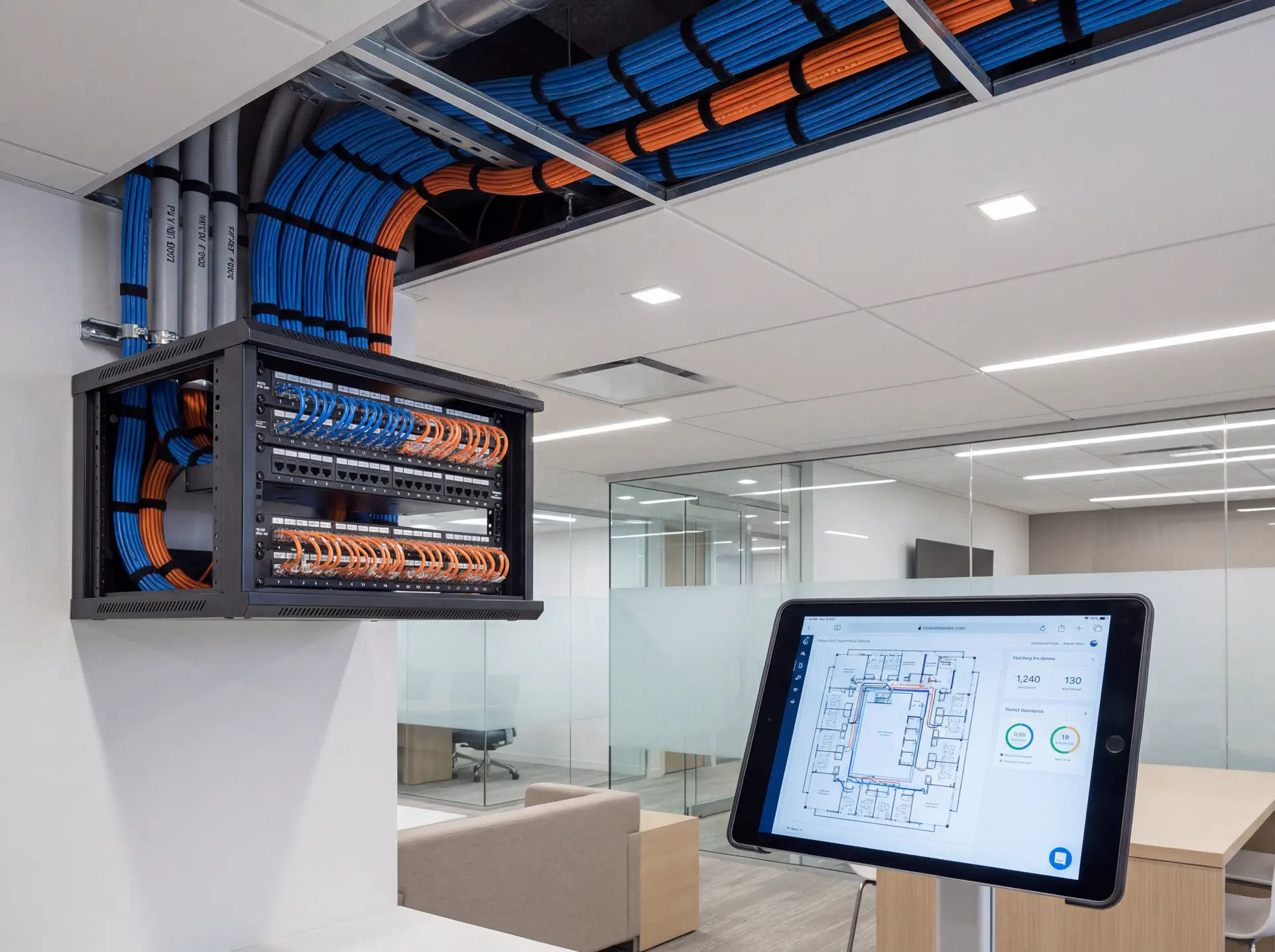 Dashboard and field setup related to Low-Voltage Prewire Plan for New Construction Security