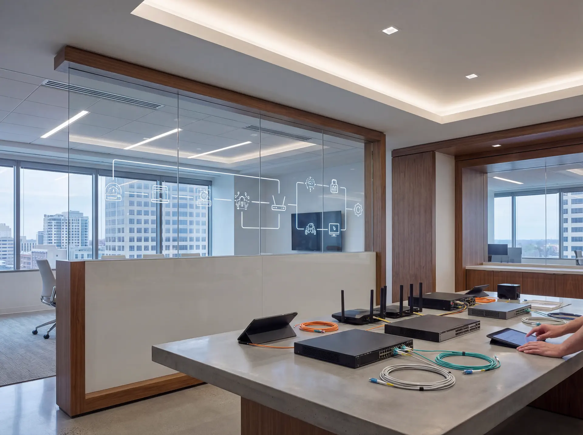 Workflow for Small Business Networking Upgrade Plan for Indianapolis Offices