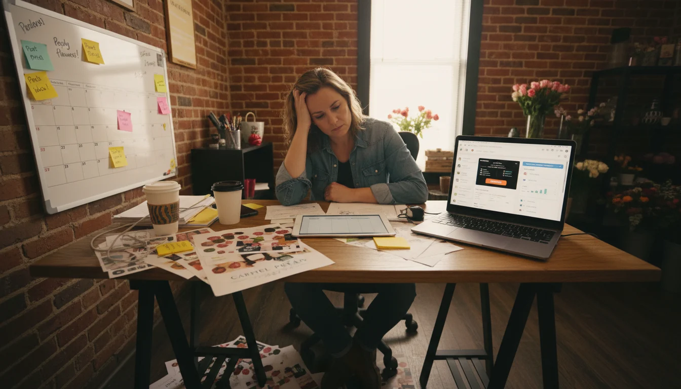 Pain scenario in paid versus organic social strategy before a structured implementation strategy.