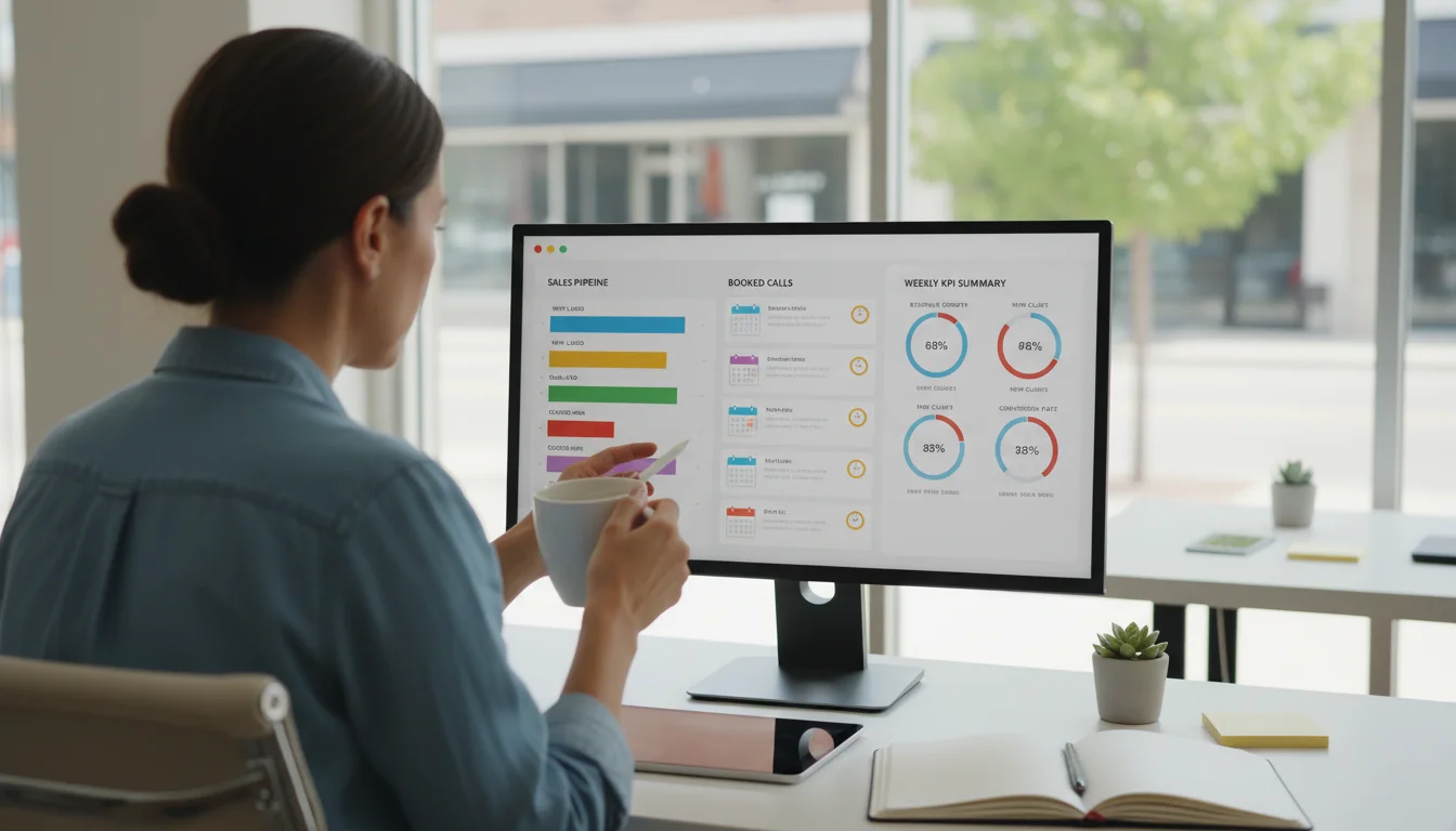 CRM Setup for Small Business: A Better Follow-Up System for Owners Who Keep Losing Track of Leads metrics and improvement dashboard