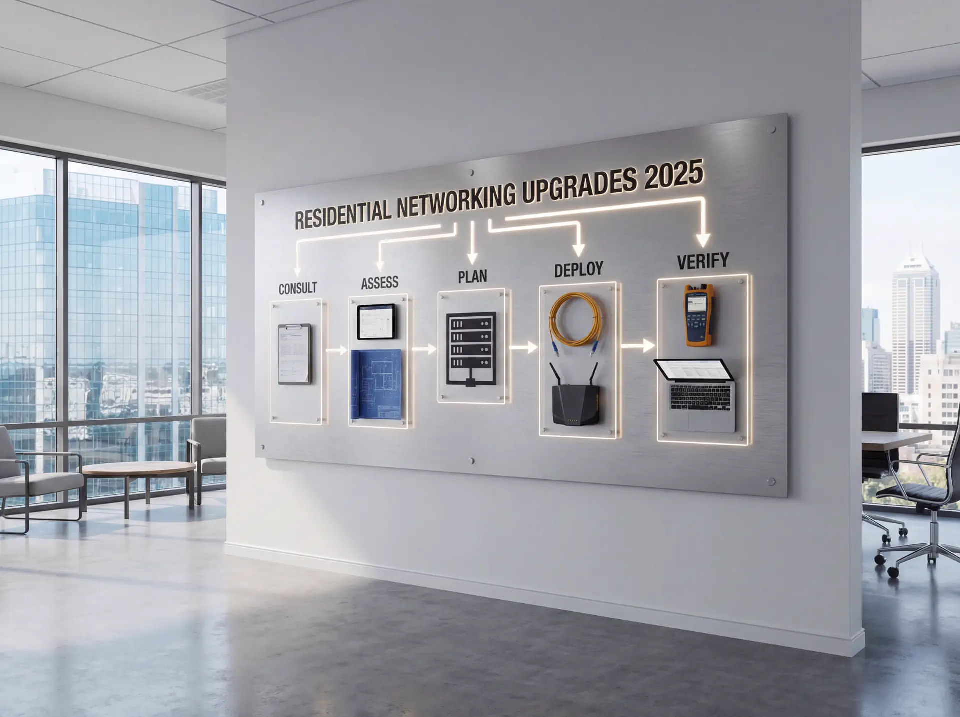 Workflow for 2025 Networking Upgrades for Indiana Residences