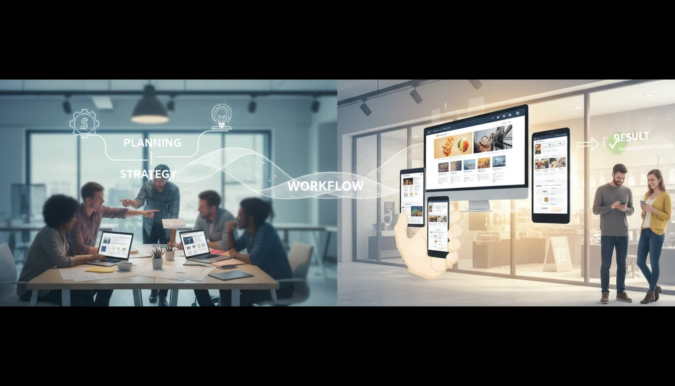 responsive web design optimization: implementation and result after optimization.