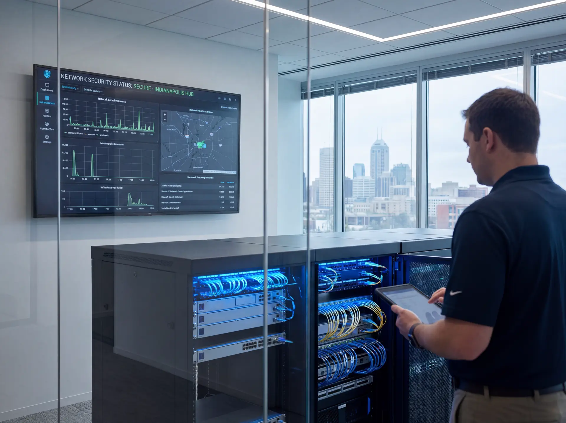 Dashboard and field setup related to How to Secure Your Network Before Adding IP Cameras