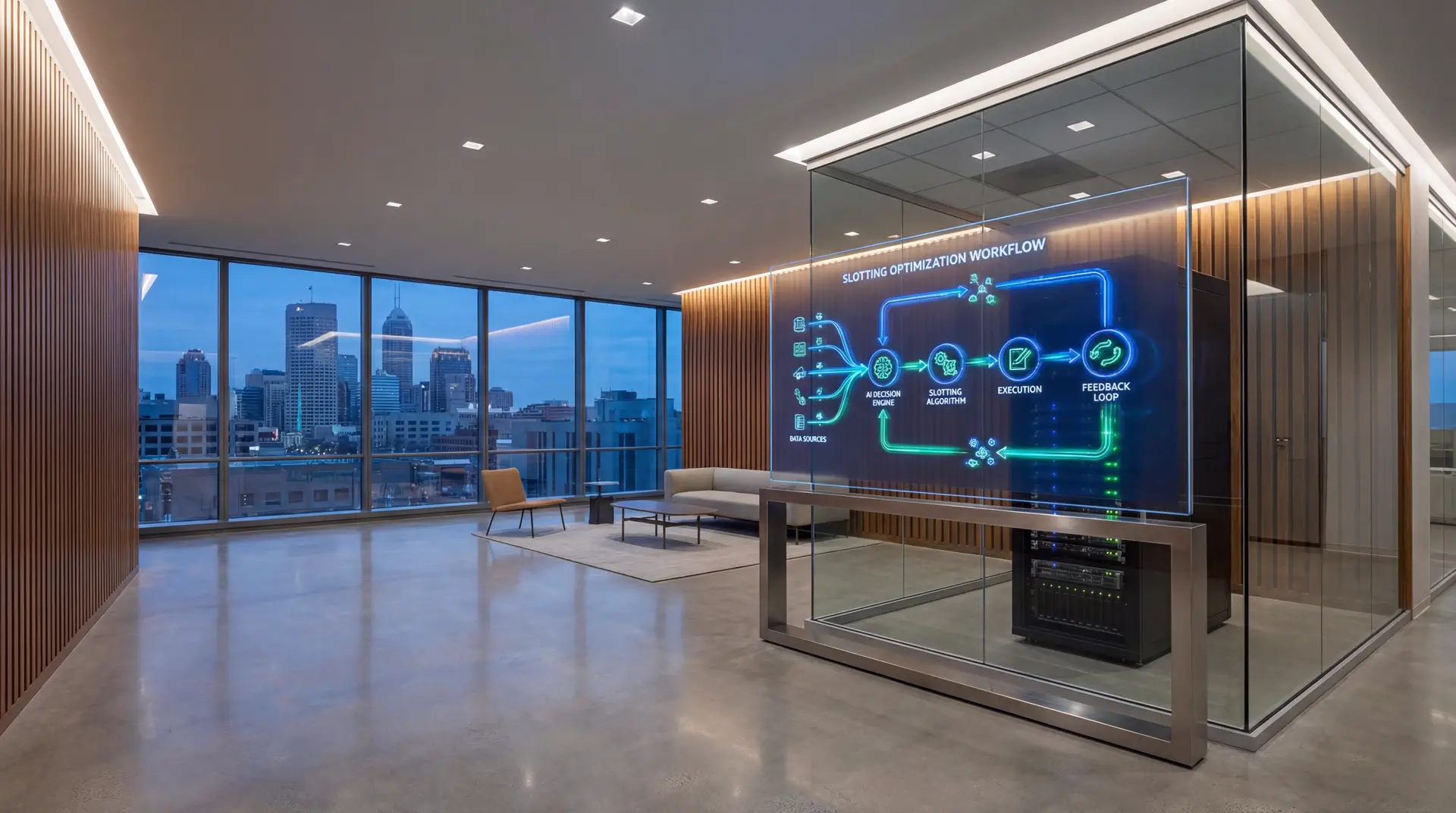 Process diagram for slotting optimization improvement roadmap