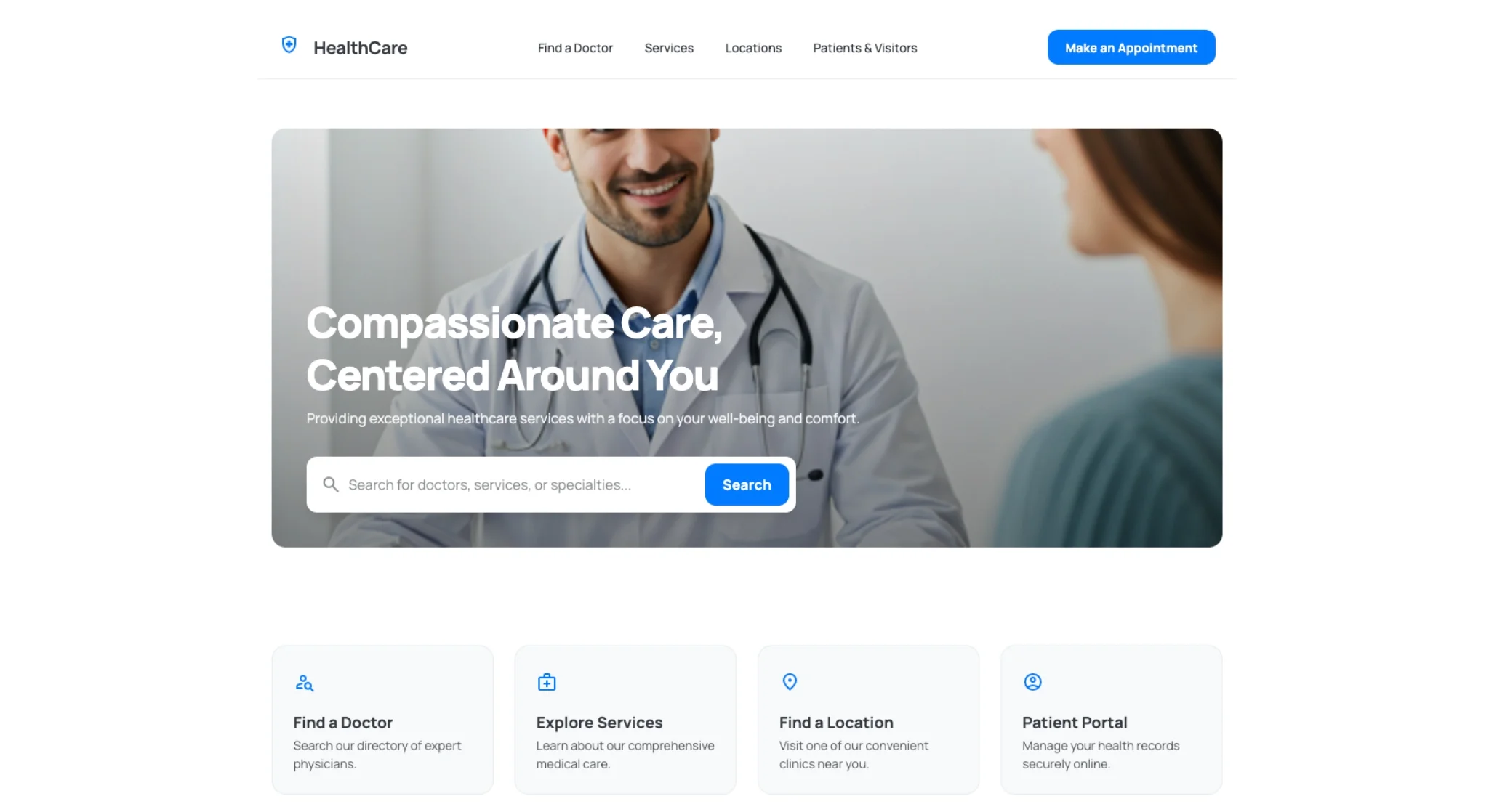 Healthcare and Medical Website Demo by Sowynet