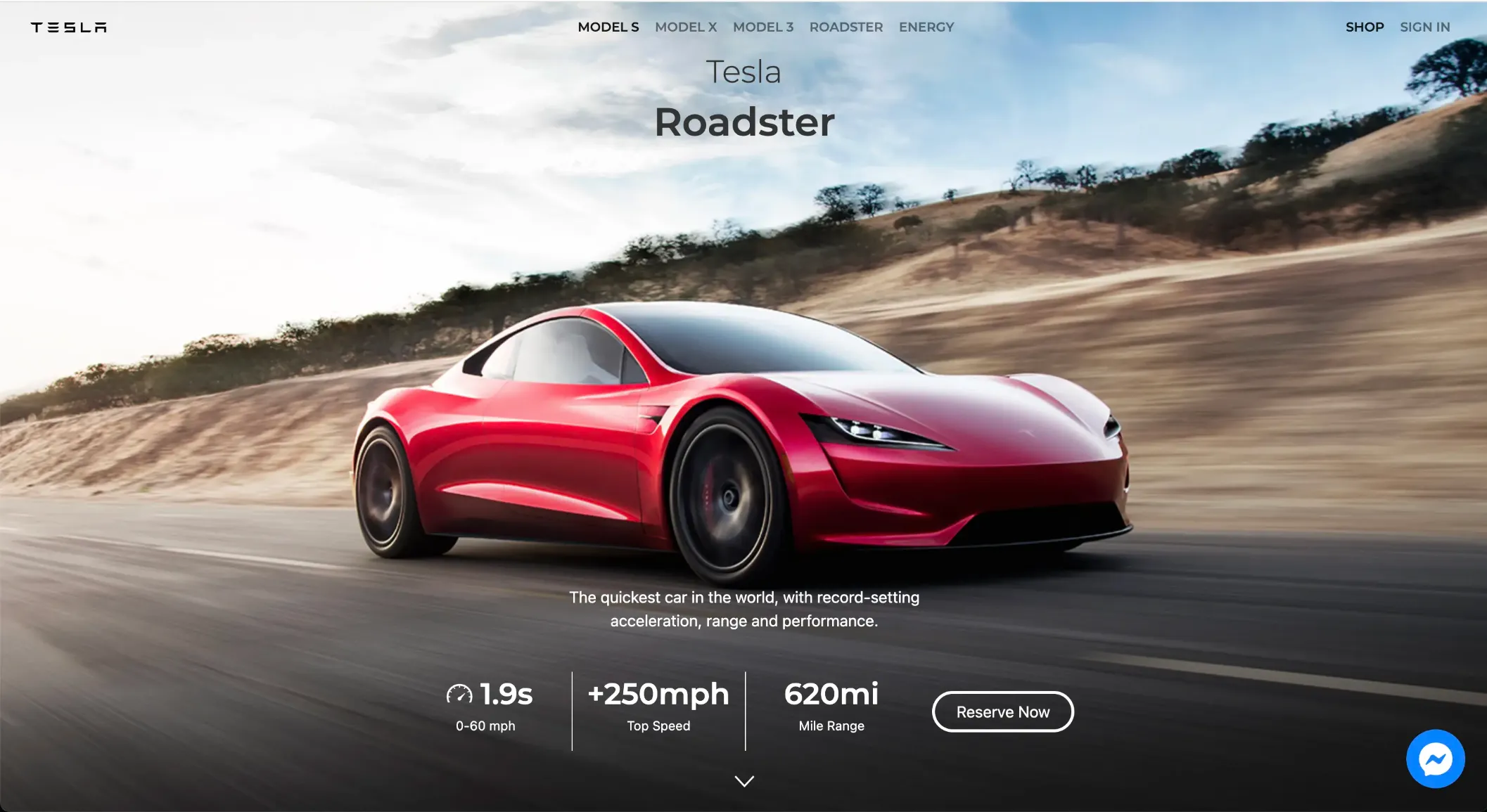 Tesla Roadster UI/UX concept by Sowynet